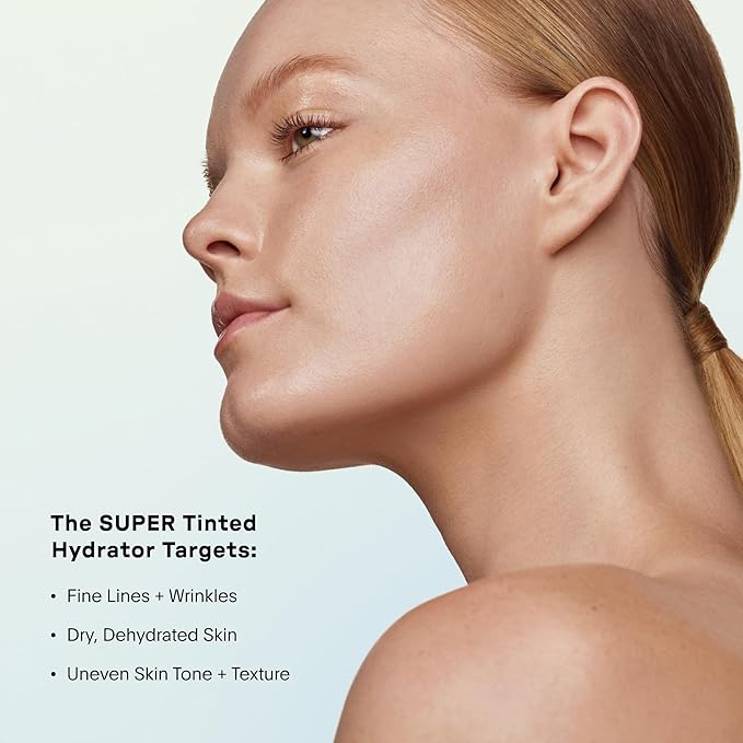 U Beauty The Super Tinted Hydrator Hyaluronic Acid Moisturizing Cream - Mega-Dose Skin Hydrator for Supple, Smooth, and Softer-Looking Skin For Up To 48 Hours - Shade 2-1.0 oz-VivaGrace Women