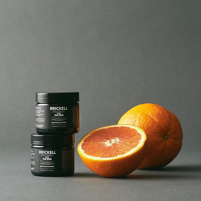 Brickell Men's Clearing Scar Cream for Men, Natural and Organic Scar Clearing Cream to Reduce the Appearance of Scars and Even Skin Pigmentation, 2 Ounces, Scented-VivaGrace Women