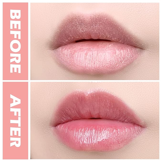 Boobeen Lip Balm Stick, Lip Balm Cream for Dry Cracked Lips, Temperature Color Change Lip Gloss, Long Lasting Lip Moisturizer for Women, Buildable Lip Color-VivaGrace Women