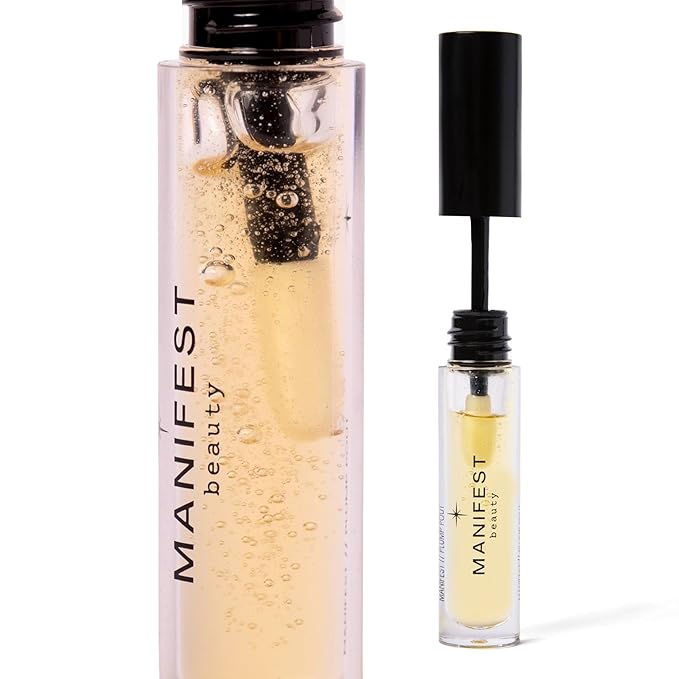BIG POUT ENERGY Lip Plumper, Chili-Infused Lip Plumping Oil for Full and Smooth Lips, Lip Gloss Finish, With Easy Swipe XL Wand Applicator, Crystal Clear, 0.12 fl oz-VivaGrace Women