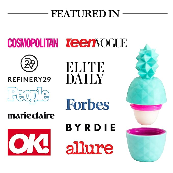 Pineapple Lip Balm - Key Lime or Strawberry-Mango (Teal) Key Lime-VivaGrace Women