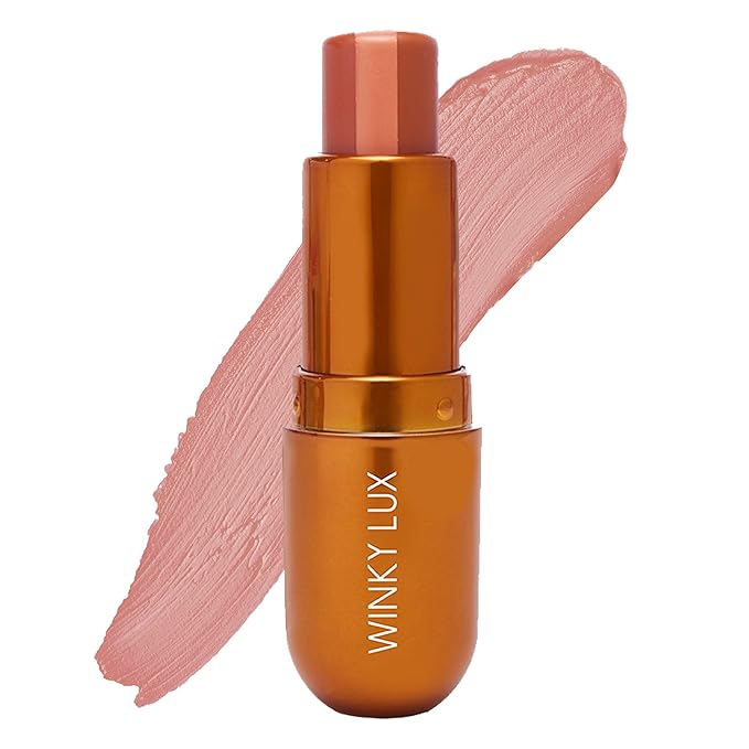 Winky Lux Pumpkin Spice Latte Tri-Color Tinted Lip Balm – Hydrating Balm, Sheer Pink Tint, Lip Care with Jojoba Oil & Vitamin E, Moisturizes & Softens Dry Lips, Buttery Soft with Pumpkin Spice Scent-VivaGrace Women