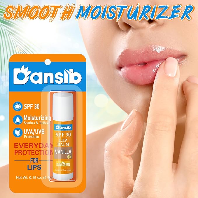 25 Pcs Sunscreen Lip Balms Bulk SPF 30 Lip Balms Stick with Sunscreen Employee Staff Appreciation Gifts Bulk Team Coworkers Christmas Party Gifts for Outdoor Travel Beach-VivaGrace Women