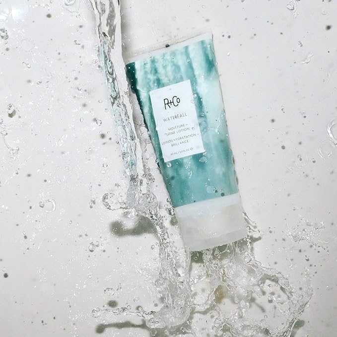 R+Co Waterfall Moisture and Shine Lotion (5 Oz) + Travel Size (.5 Oz) | Vegan + Cruelty-Free |-VivaGrace Women