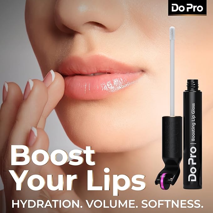 Gentle Lip Lift Stick Boost-In - Plumper Stick with Anti-Aging Stimulating Roller, Plumping Lip Stick with Hyaluronic Acid, Collagen, Vitamin C & E - Volumizing & Hydrating Lip Plumping Serum - 5ml-VivaGrace Women