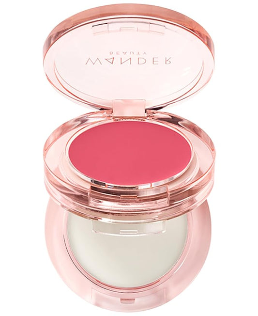 Wander Beauty Double Date Lip & Cheek - Rendezvous/Swipe - 4-in-1 Cream Blush & Lip Tint - Blush, Lip Moisturizer, Lip Balm & Eye Gloss - Multitasking Eye, Cheek & Lip Makeup With Green Tea - 0.07 oz-VivaGrace Women