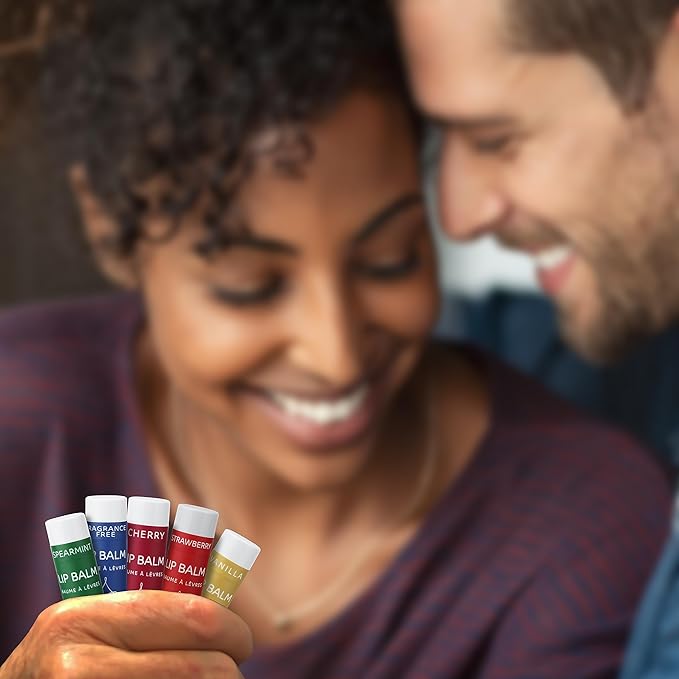 ALIDA PURE Melody Lip Balm Collection, Vegan, Lip Balm, Beeswax Free, with Avocado Oil, Organic Jojoba Oil, and Vitamin E, Natural Moisturizer for Dry, Chapped Lips, 5 Tube Set-VivaGrace Women