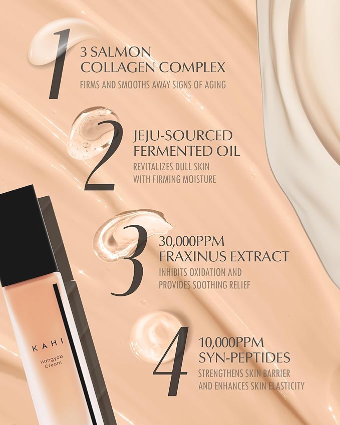 KAHI Single Veil Cream | Hangyob Foundation | Korean Tinted Moisturizer | Hydrating Perfect Cover BB Cream | Korean Skincare Makeup | Collagen Concealer Sun Cream Foundation 1.01 fl oz-VivaGrace Women