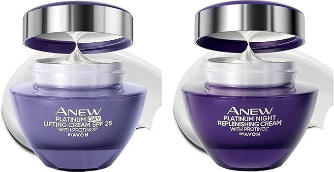 Anew Platinum Day(SPF20)&Night Lifting affect Skin Care Set-VivaGrace Women