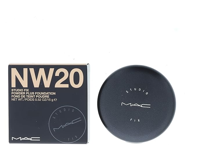 MAC Studio Fix Powder Plus Foundation NW20 - ROSY BEIGE WITH ROSY UNDERTONE FOR LIGHT SKIN (NEUTRAL-WARM) 15 g / 0.52 oz-VivaGrace Women