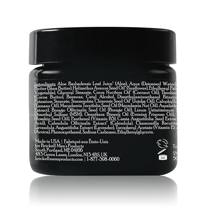 Brickell Men's Revitalizing Anti-Aging Cream For Men, Natural and Organic Anti Wrinkle Night Face Cream To Reduce Fine Lines and Wrinkles, 2 Ounce, Unscented-VivaGrace Women