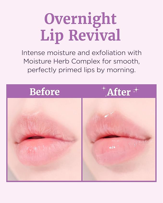 VDL Herbal Lipcerin (0.5fl oz) - Bergamot, Mallow Leaf, Sage. Long Term Moisturizing, Plumping, Conditioning Lip Gloss Balm. Korean Skin Care Sleeping Mask for Dry, Chapped Lips.-VivaGrace Women