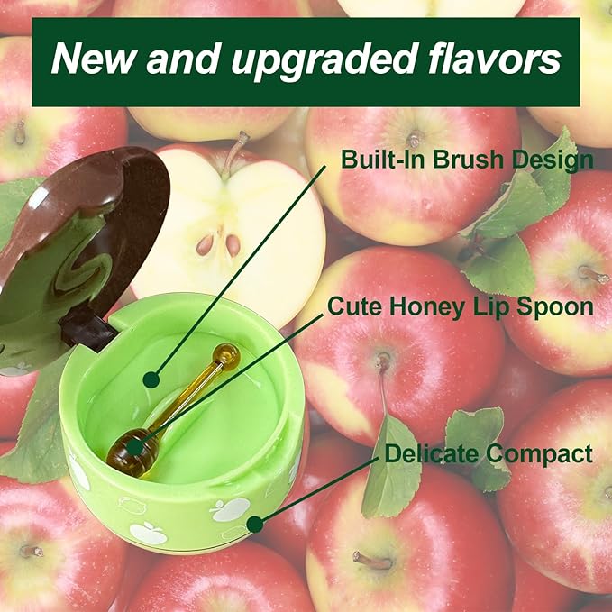 1PCS Bee Lip Balm Honey Pot, Moisturizing Lip Balm Overnight Lip Sleeping Mask Lip Scrubs Exfoliator, Hydrating Prevention Dry and Crack Lips, Lip Repair Nourishes the Lip Skin-VivaGrace Women