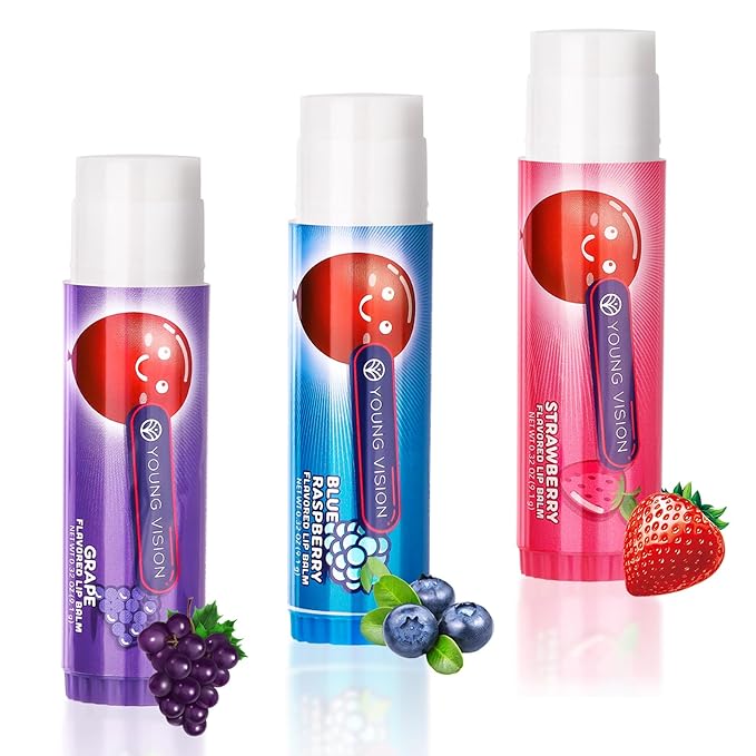 Lip Sleeping Mask Overnight Moisturizer Balm, Berry Lip Mask, Day and Night Repair Lip Balm for Improves Dryness Cracked, Moisturize Nourish Lip Scrubs Exfoliate Reduce Lip Lines (3pack)-VivaGrace Women