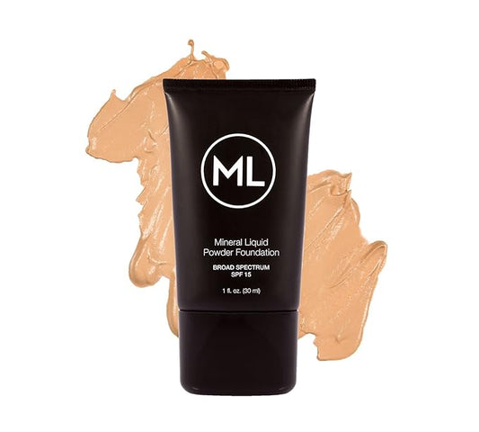 Mineral Liquid Powder Foundation ~Vanilla Cream~ 1 fl oz-VivaGrace Women