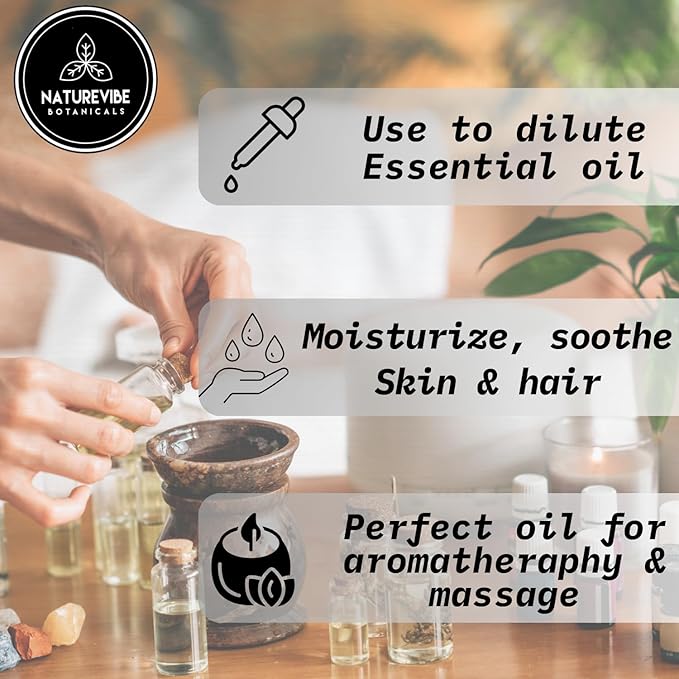 Naturevibe Botanicals Jamaican Black Castor Oil 32 Ounces | 100% Pure and Natural | Great for Skin Care and Hair Care-VivaGrace Women