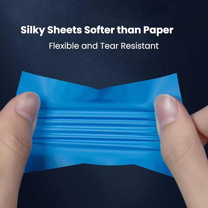 ROSELYNBOUTIQUE Oil Blotting Sheets for Face - 200 Organic Premium Flexible Silky Blotting Sheets Instant Oil-Absorbing Remove Excess Oil & Shine Oil Control Films-VivaGrace Women