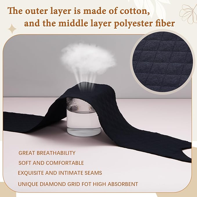 Cotton Tummy Liners and Bra Liners Set for Sweat Rash Skin Folds Plus Size Women Sweating Supplies-VivaGrace Women