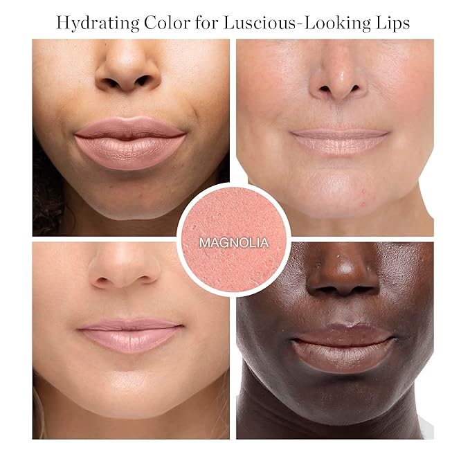 Ogee Tinted Sculpted Lip Oil - Lip Stain Made with 100% Organic Coconut Oil, Jojoba Oil, and Vitamin E - Best as Lip Balm, Lip Color or Lip Treatment - MAGNOLIA-VivaGrace Women