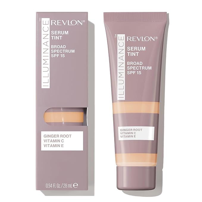 Revlon Illuminance Tinted Serum, Triple Hyaluronic Acid, Evens Out Skin Tone Over Time and Hydrates All Day, SPF 15, 209 Buff Beige, 0.94 fl oz.-VivaGrace Women