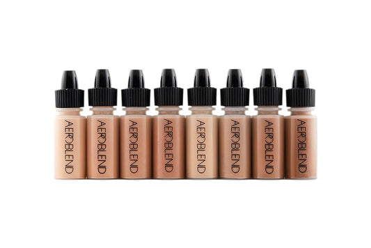 Airbrush Makeup Mini Sets (Tan/Dark)-VivaGrace Women
