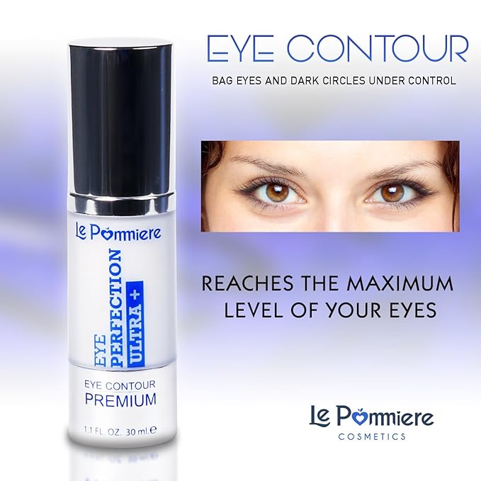 under eye cream 1.1 fl oz. Anti bags, dark circles and puffiness. Anti age, crow's feet. Vitamin E. eye contour anti wrinkle. Moisturizer for face and skin-VivaGrace Women