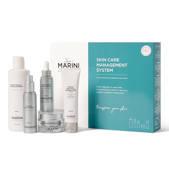 Jan Marini Skin Research Skin Care Management System - With Marini Physical Protectant Tinted SPF 45 - Normal/Combination Skin-VivaGrace Women