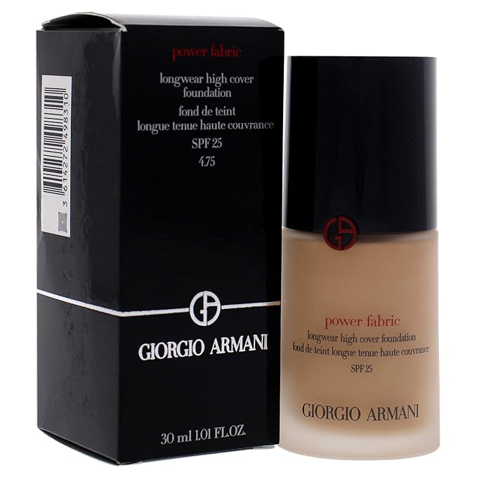 Giorgio Armani Power Fabric Longwear High Cover Foundation SPF 25 - 4.75 Women Foundation 1 oz-VivaGrace Women