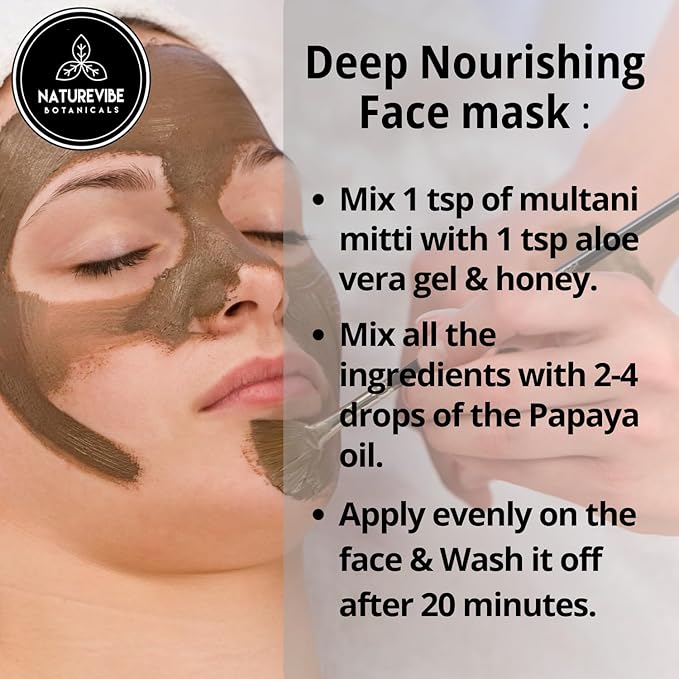 Naturevibe Botanicals Papaya Oil 32 Ounces | 100% Pure and Natural | Great for Skin Care and Hair Care-VivaGrace Women