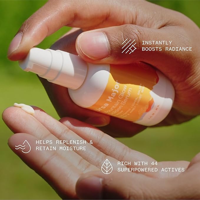 Ursa Major Mountain Glow Natural Face Serum | Vegan Daily Facial Moisturizer | Combat Wrinkles & Sagging Skin | Boost Radiance and Skin Glow | Cruelty-Free & Non-Toxic | For Men & Women | 1.0 ounce-VivaGrace Women