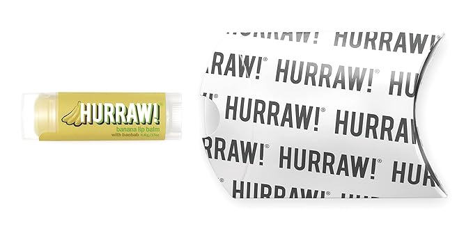 Hurraw! Banana Lip Balm: Organic, Certified Vegan, Cruelty and Gluten Free. Non-GMO, 100% Natural Ingredients. Bee, Shea, Soy and Palm Free. Made in USA-VivaGrace Women