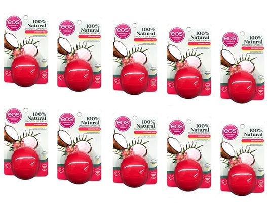 eos Coconut Milk Lip Balm 0.25 Oz. (Pack of 10)-VivaGrace Women