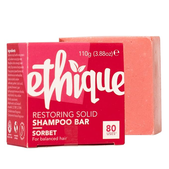 Ethique Rice Shampoo Bar for Dry and Damaged Hair - Sorbet |Paraben Free, Sulfate Free, Vegan, Cruely Free, 3.88 oz-VivaGrace Women