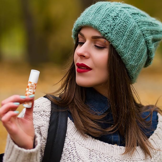 Dunzy 100 Pack Hello Fall Thanksgiving Party Gifts Bulk Lip Balms Favors Employee Appreciation Gifts Thank You Gifts Team Inspirational Gifts for Women Men Coworkers Satff Teachers(Thanksgiving)-VivaGrace Women