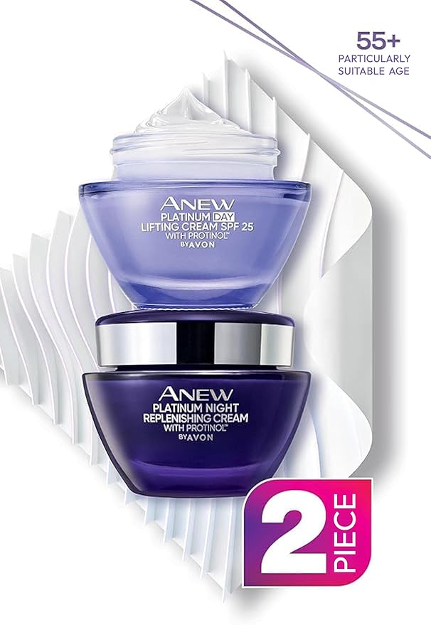 Anew Platinum Day(SPF20)&Night Lifting affect Skin Care Set-VivaGrace Women