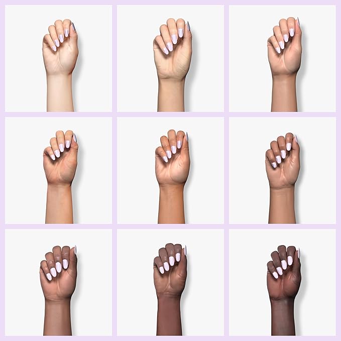 Imtiti Gel Nail Polish, Light Purple Color Gel Polish for Salon & DIY Nail Design, 0.5 Fluid Ounces