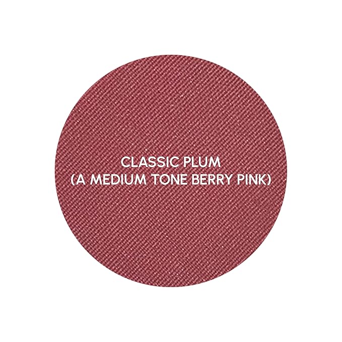 PRIMROSE POWDER BLUSH, Pressed Blush Face Makeup, Buildable Formula, Smooth Finish, Paraben Free, Made in the USA 0.11 oz. (Classic Plum)-VivaGrace Women