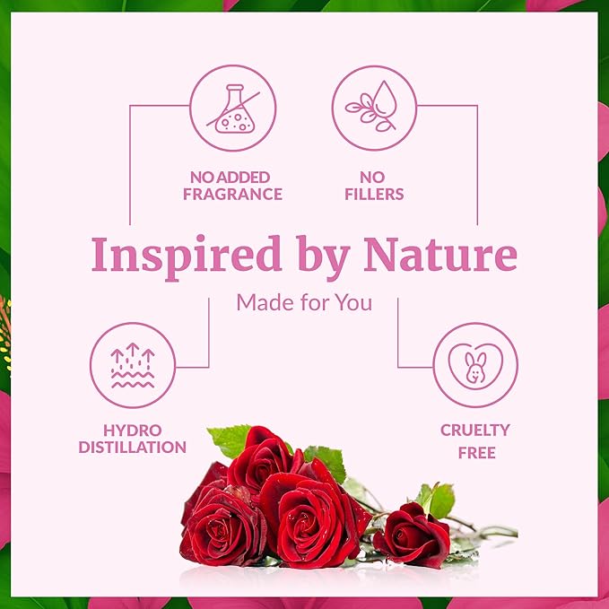 SVA ORGANICS Rose Water 4oz (118 ml) Refreshing Rose Water Spray for Skin Care, Skin Hydration, Bath, Soaps, Haircare & Aromatherapy-VivaGrace Women