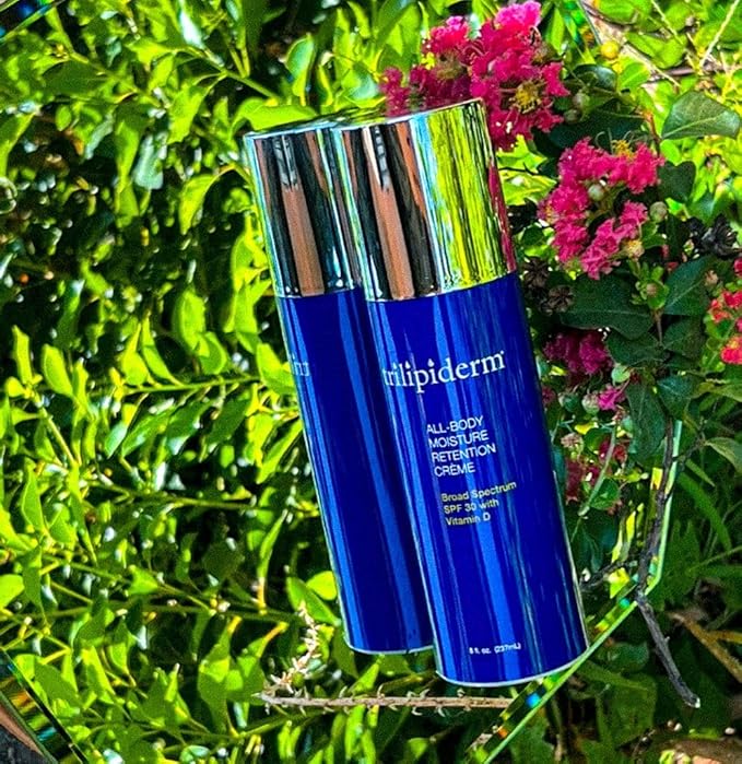 Trilipiderm All-Body Moisture Retention Crème with SPF 30, Vitamin D - 8oz Airless Pump Sunscreen-VivaGrace Women