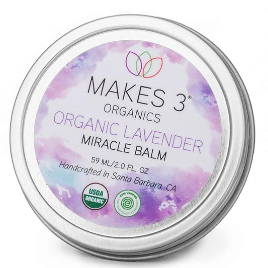 Organic Miracle Body Balm, Lavender, 2 Fluid Ounce-VivaGrace Women