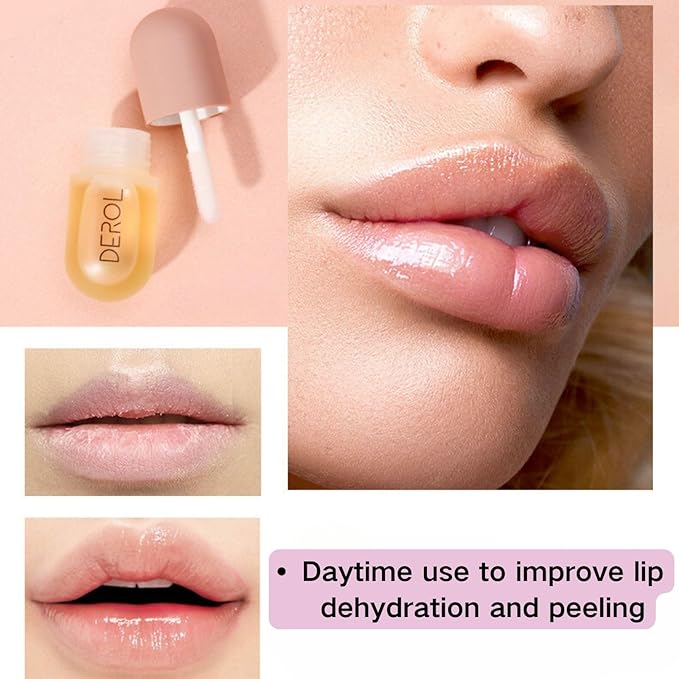 4Pcs Lip Plumper Set,Lip Plumper,Natural Lip Plumper kit,Day and Night Lip Plumper-VivaGrace Women