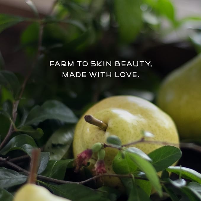 Farmstead Apothecary 100% Natural Lip Balm with Organic Beeswax, Organic Shea Butter & Organic Coconut Oil, Pear & Almond 0.2oz (Pack of 2)-VivaGrace Women