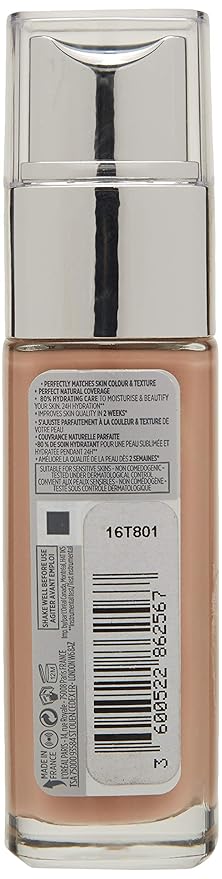 L'Oreal Paris New True Match Foundation 30ml - 5D/5W Golden Sand-VivaGrace Women