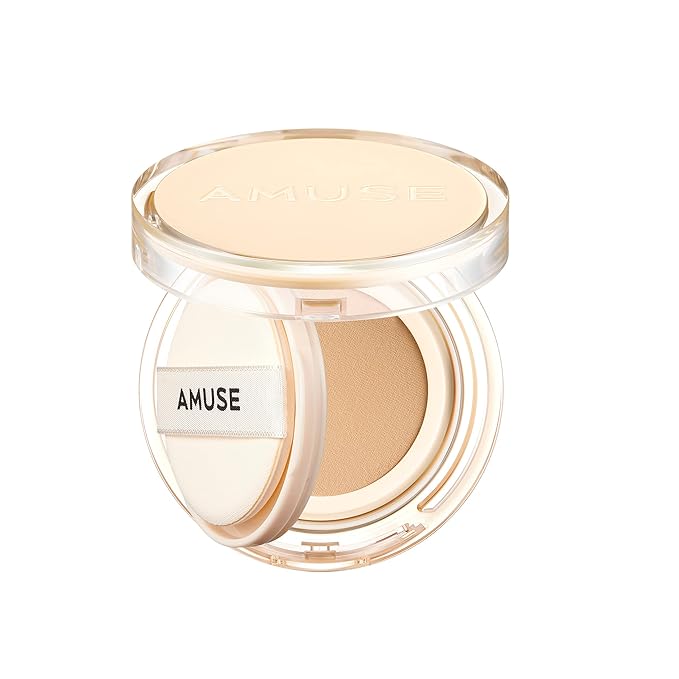 AMUSE Dew Jelly Vegan Cushion Foundation 03 HONEY | dewy, glow, long-lasting, double coverage, clean beauty, lightweight, natural look, foundation for sensitive skin, hydrating cushion-VivaGrace Women