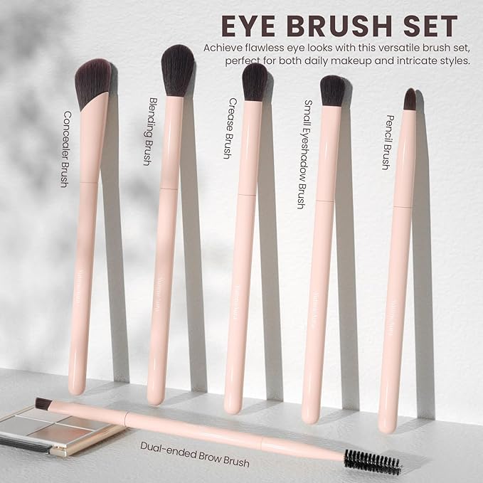 Makeup Brushes 10Pcs Professional Makeup Brush Set Foundation Contour Concealer Blush Highlight Powder Blending Eye Shadow Brush-VivaGrace Women