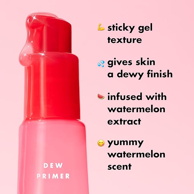 e.l.f. Jelly Pop Dew Primer, Limited Edition Translucent Face Primer For Moisturizing & Smoothing Skin & Gripping Makeup, Vegan & Cruelty-Free-VivaGrace Women