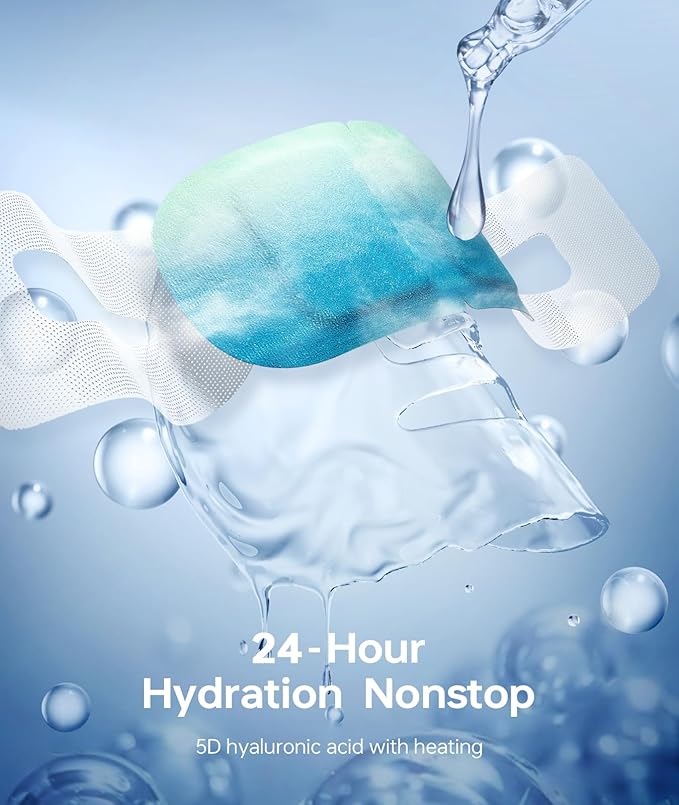 Hyaluronic Acid Self Heating Warm Compress for Eyes, Heated Eye Mask for Fast Relief of Dry Eyes, 14 Pack Steam Eye Mask, Moisturizing & Highly Effective Steam Eye Mask-VivaGrace Women