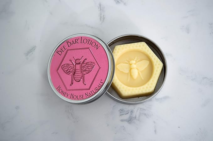 Bee Bar Honey House Naturals Duo – Sweet Honey – Small .6 ounce & Large 2 ounce (Honey)-VivaGrace Women