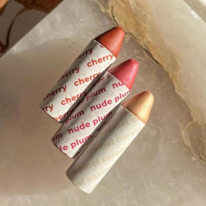Axiology Multi Stick Crayons For Eyes, Lips, Cheeks Balmies Trio Gift Set Creamy Buildable Lightweight Moisturizing Blush Face Sticks Contour & Highlight All Day Wear Face Makeup (Of the Earth)-VivaGrace Women