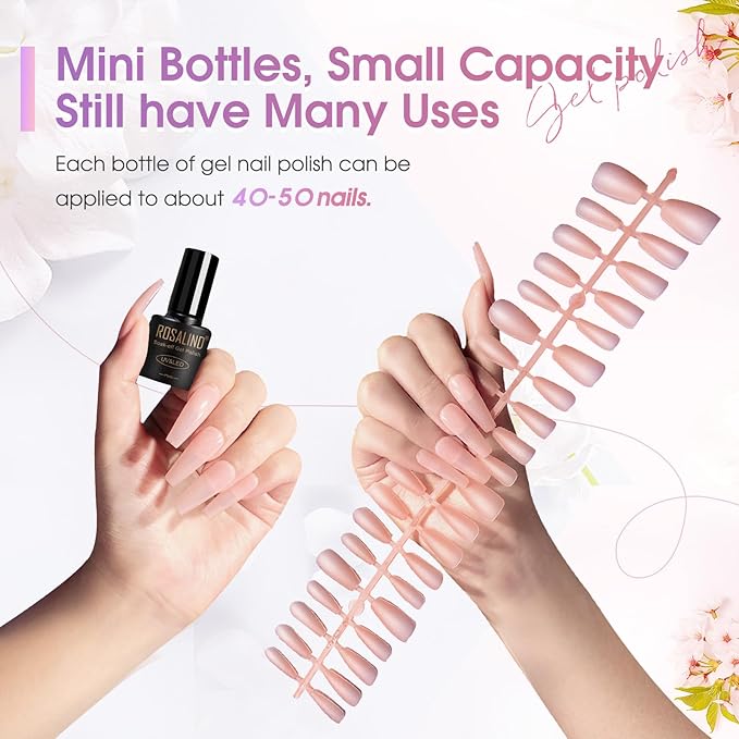 ROSALIND 8PCS Cat Eye Gel Polish with Magnet Stick - Magnetic Cat eye Gel Nail Polish Sparkle Diamond Effect Magic Magnetic Glitter Soak Off Led Nail Art DIY Salon Gifts For Women-VivaGrace Women